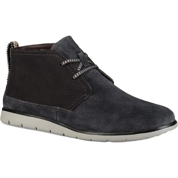 UGG Men's Freamon Waterproof Chukka Boot Blue Suede Comfort Cushioned Boot Money - Picture 1 of 11